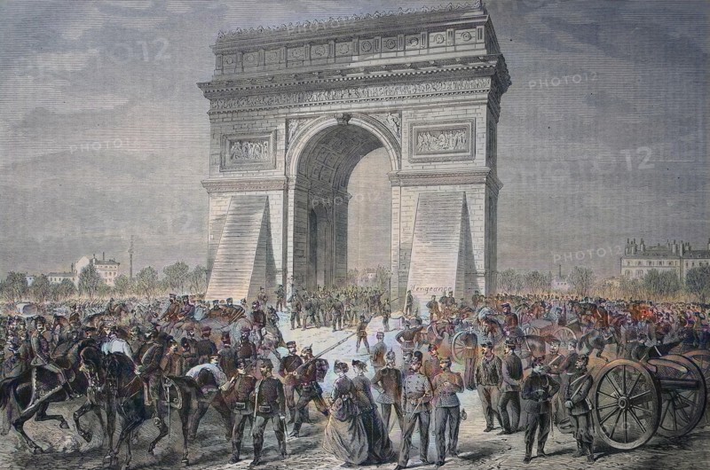 On The Triumphal Arch In Paris