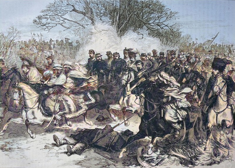 Withdrawal Of The French Cavalry After The Battle Of Orleans