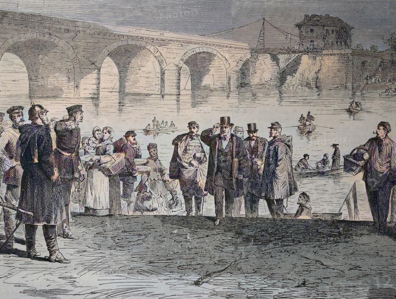 The Arrival Of Jules Fabre At The Sebres Bridge Near Paris In The First Week Of The Truce