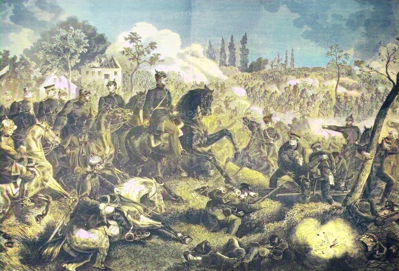 King William In The Battle Of Gravelotte