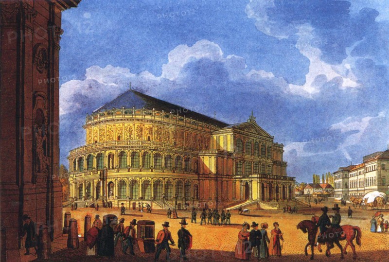 The First Opera House Of Semper