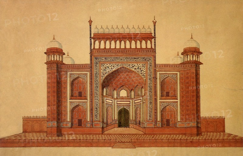 Taj Mahal Entrance 1820