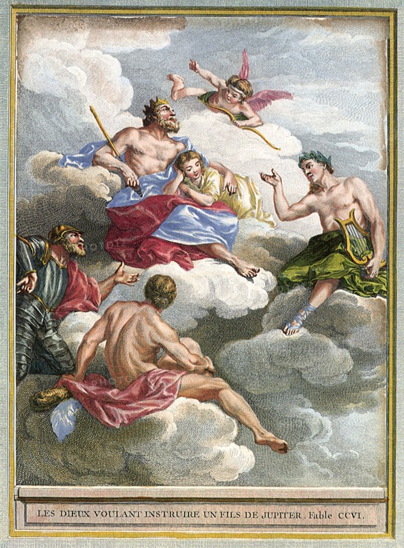 Gods Teach Zeus' Son