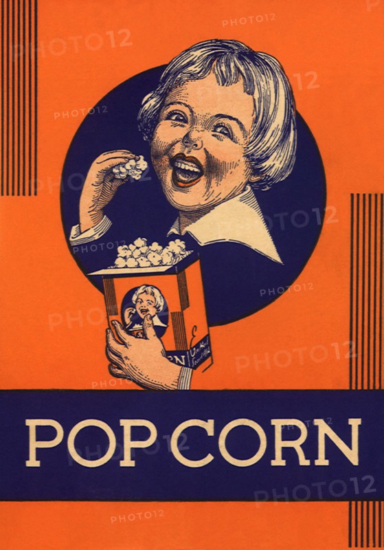 Girl Eating Popcorn