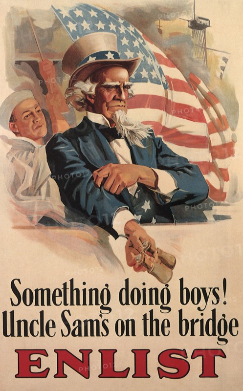 Uncle Sam on the Bridge
