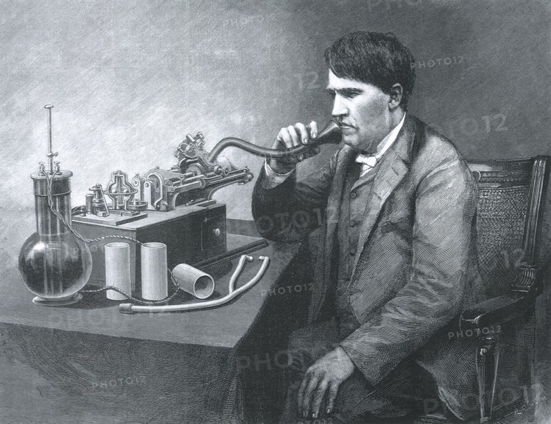 Thomas Edison and Phonograph
