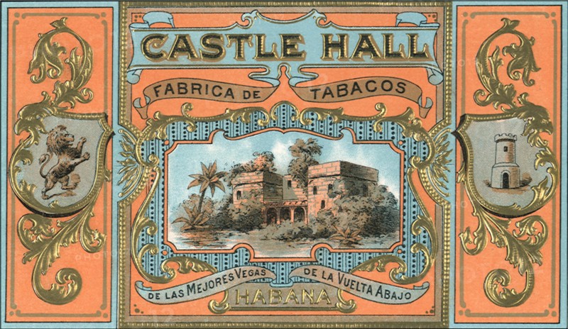 Castle Cigar Label