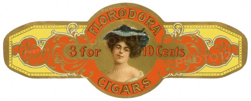 Woman, Hat Cigar Band