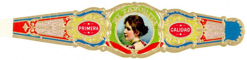 Woman on Cigar Band