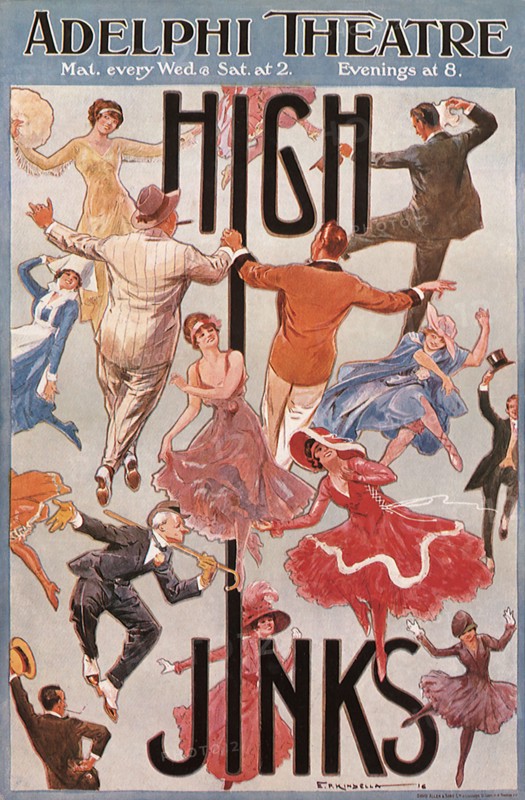 People Dancing Gaily