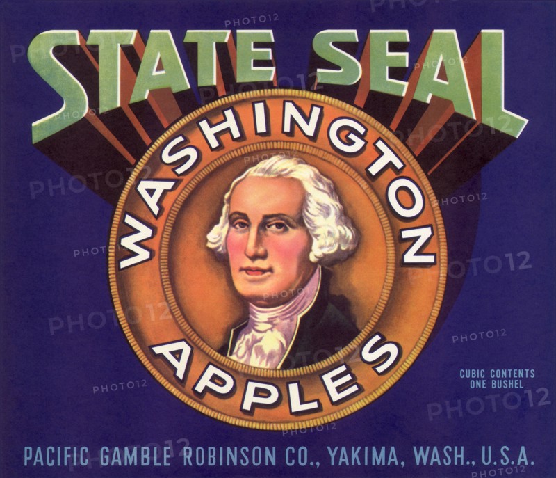 Washington Fruit Label