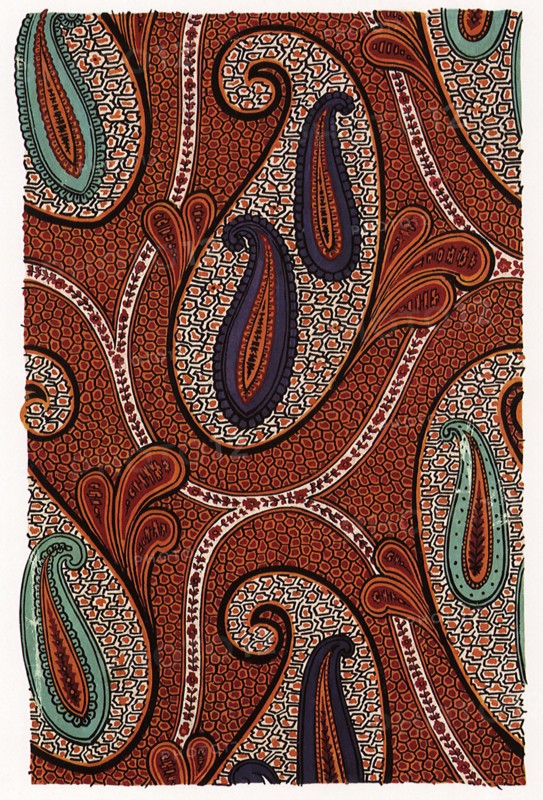Paisley Cell Design.