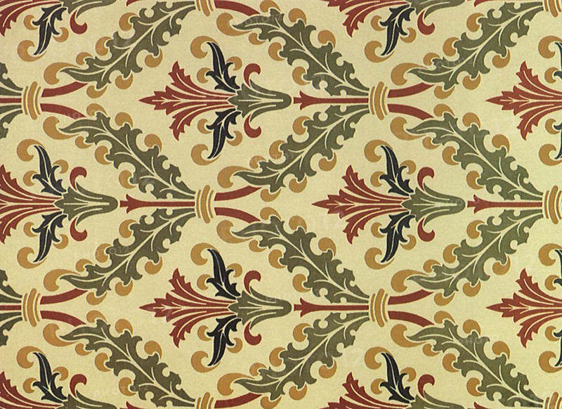 Medieval Leaf Pattern.