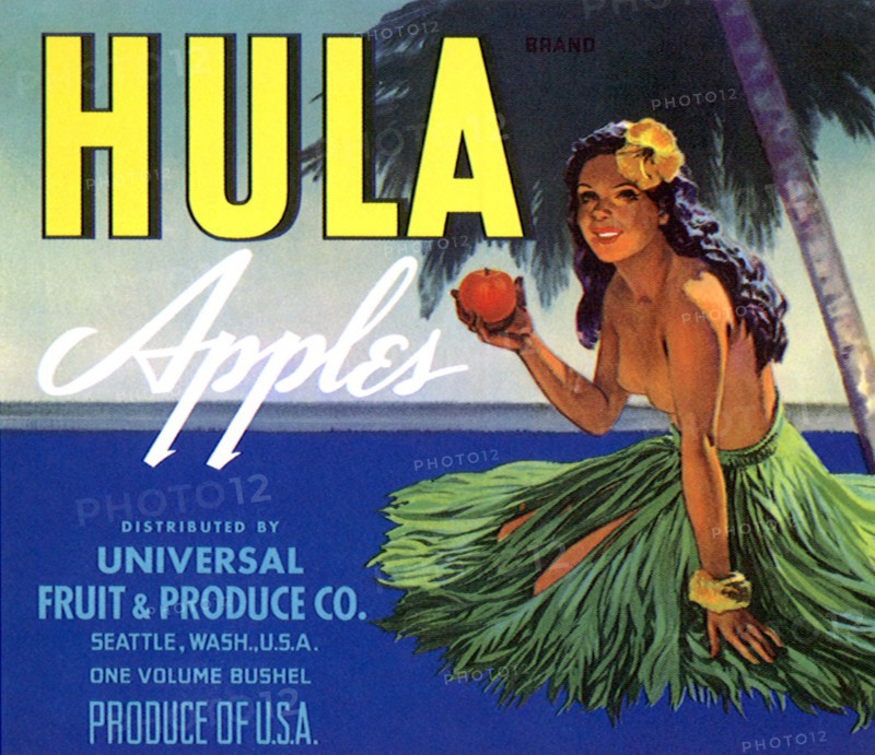 Hawaiian Girl and Fruit.