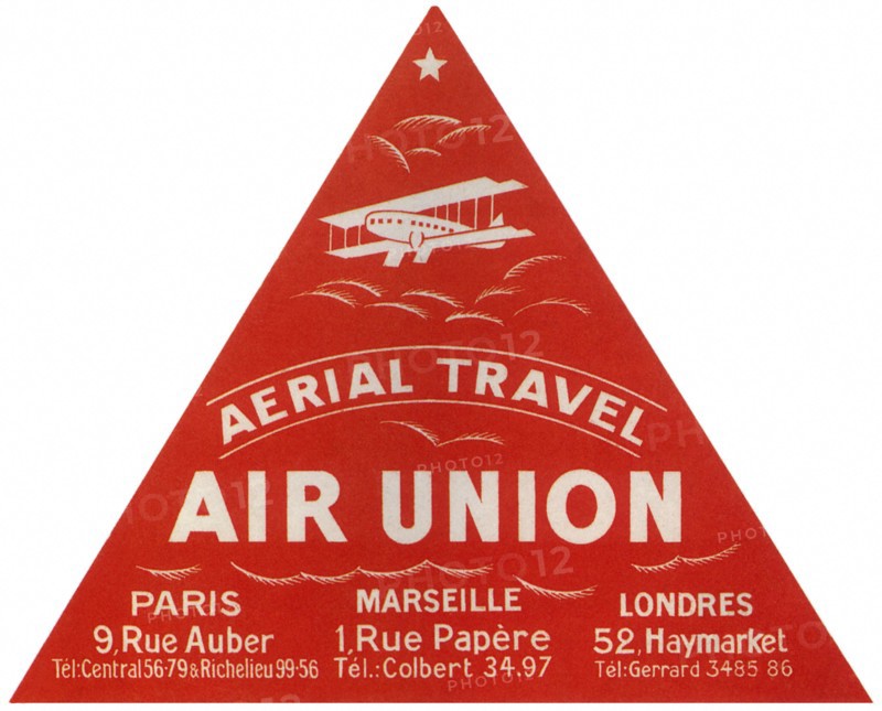 Triangular Plane Label.