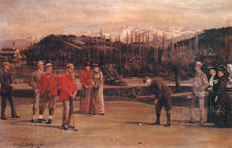 Man Putting.