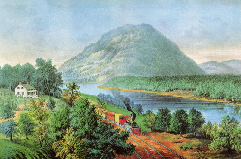 Train and Countryside.