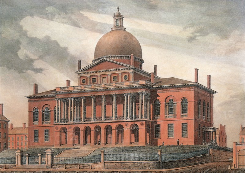 State House. Boston. 1827.