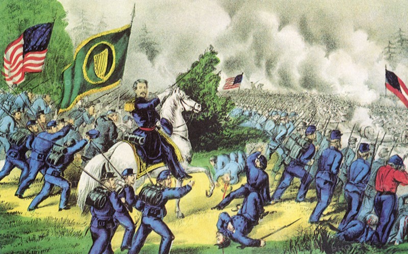 Irish Brigade Charge.