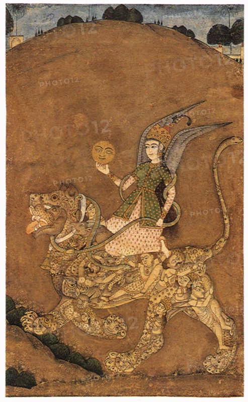 Indian Deity and Leo.