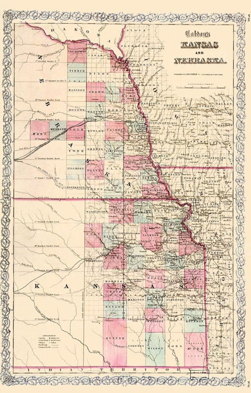 Kansas and Nebraska.