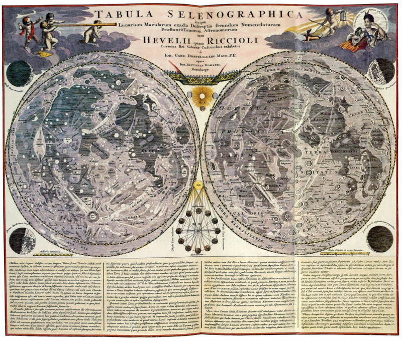 Homann's Moon Map.
