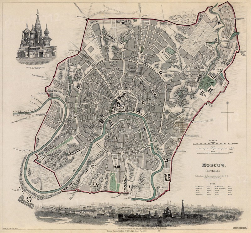 Map of Moscow.