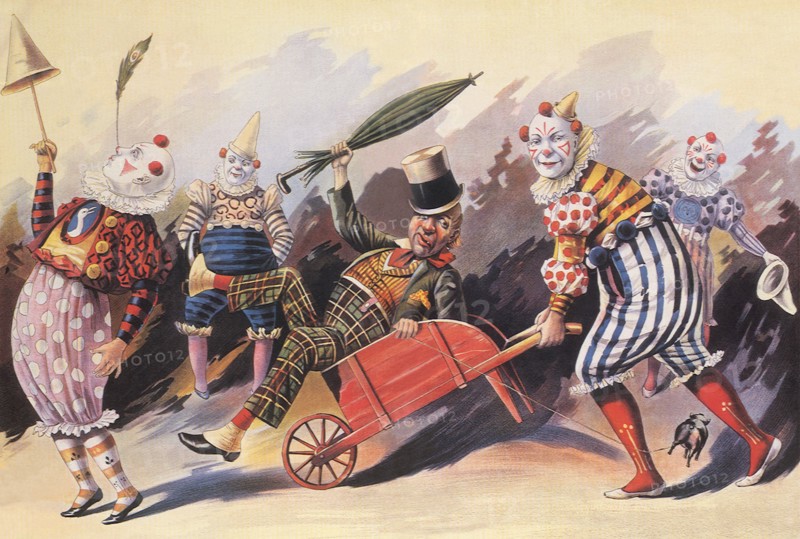 Group of Clowns.