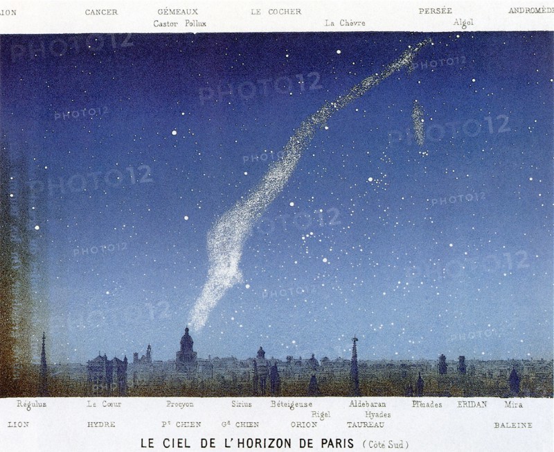 The Night Sky over Paris.