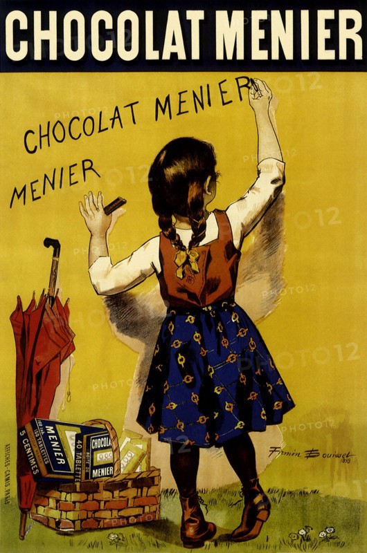 Advertisement for Menier Chocolate.