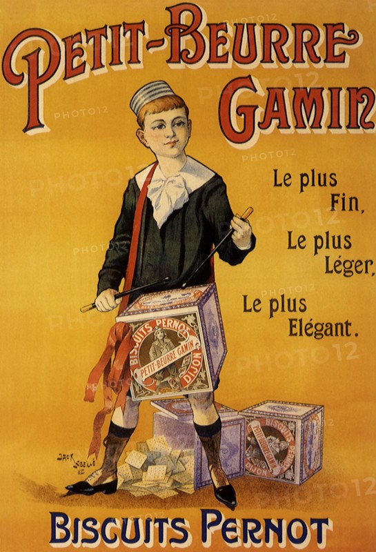 Label of Pernot Biscuits.