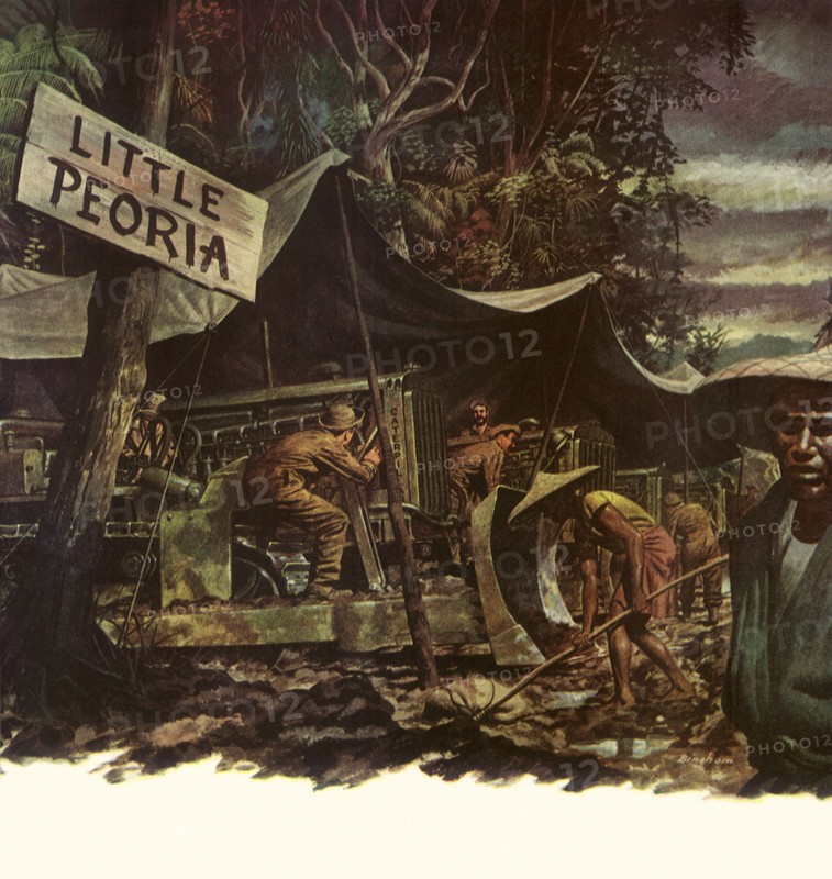 Makeshift Camp in the Mud.
