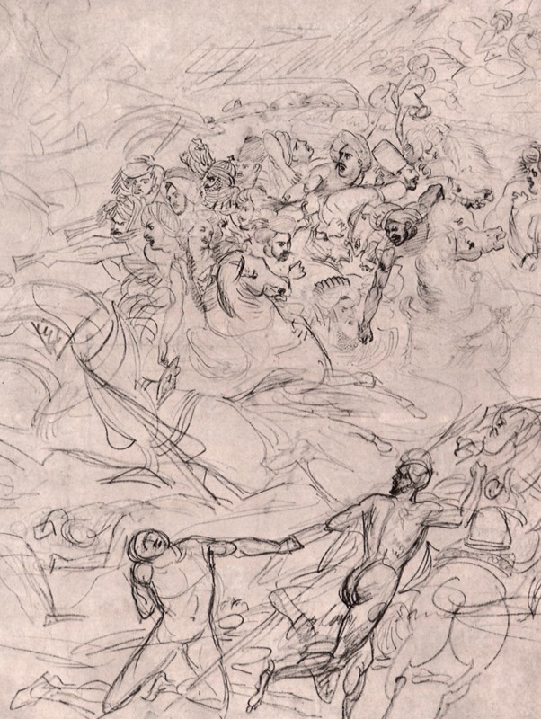 The Turks Fleeing.