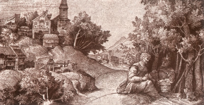 Landscape with Two Figures.