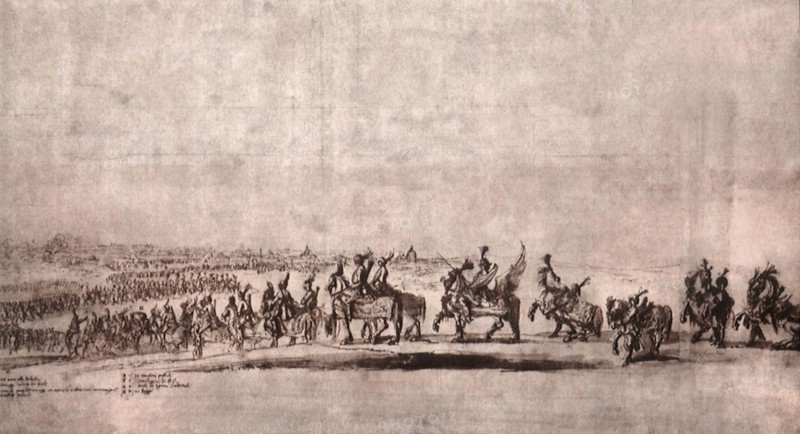 The Entry into Rome of the Polish Ambassador.