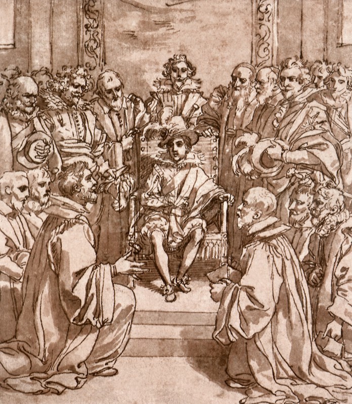Magistrates Paying Homage to the Young Louis XIII.