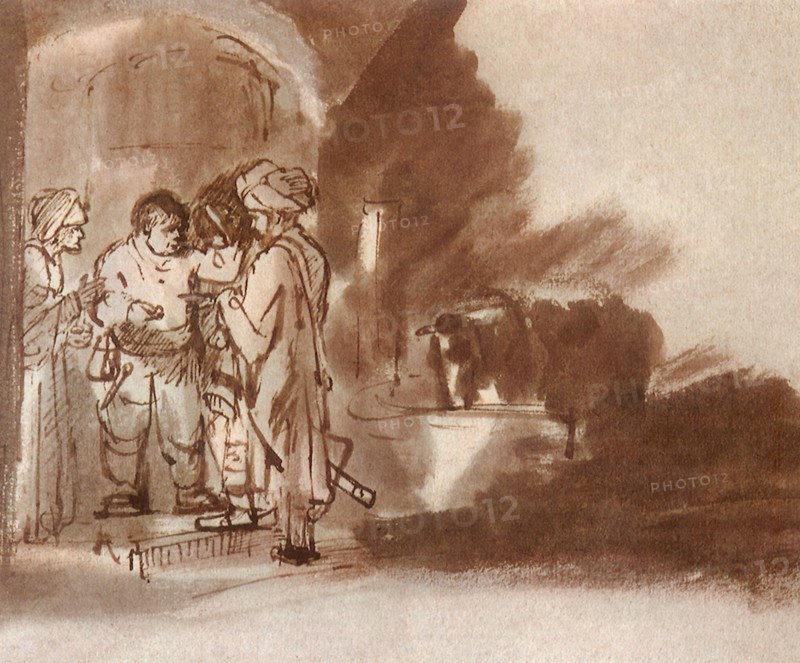 The Good Samaritan at the Door of the Inn.