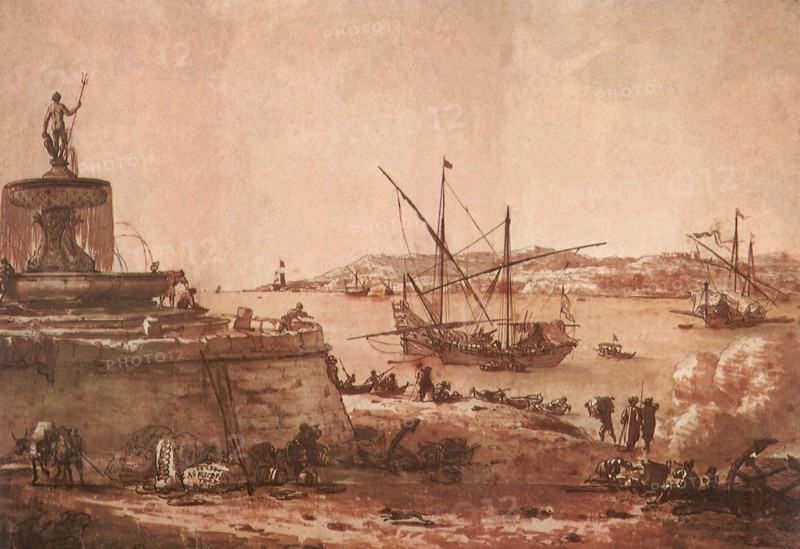 View of the Port of Valletta in Malta.