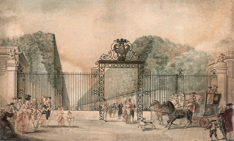 Entrance to Blossac Park in Poitiers, The.