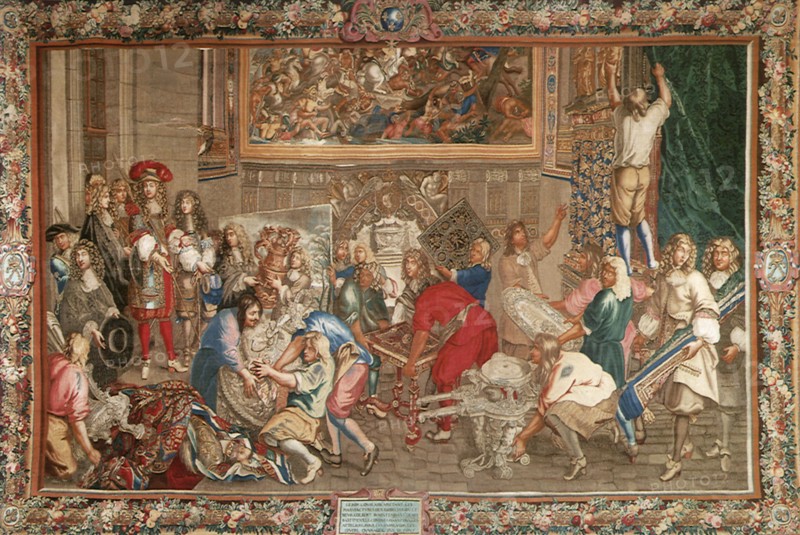 Life of the King: Louis XIV Visits the Gobelins Factory.