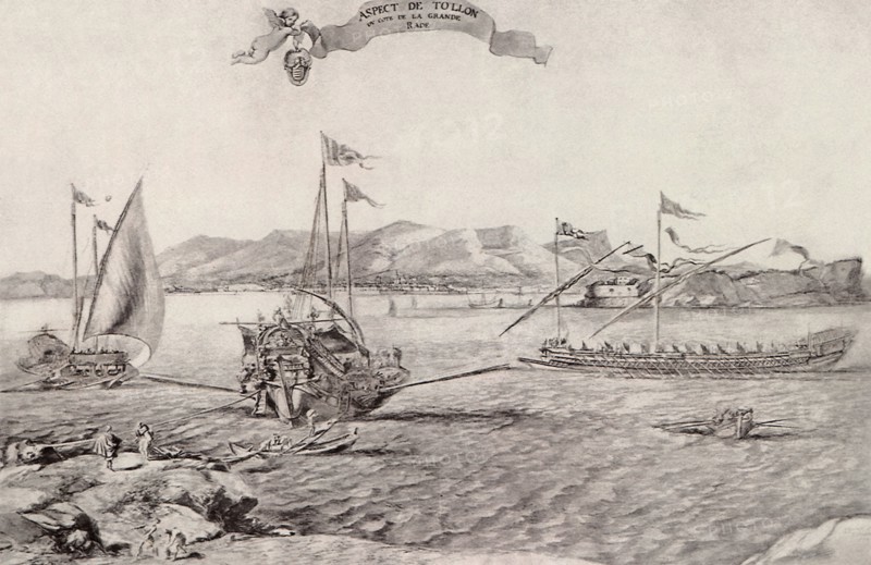 View of Toulon Harbour.