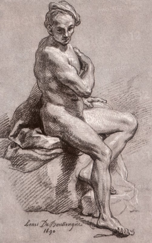 Study of a Male Nude.