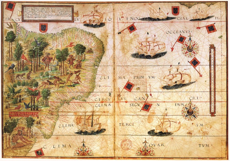 Map of Brazil.