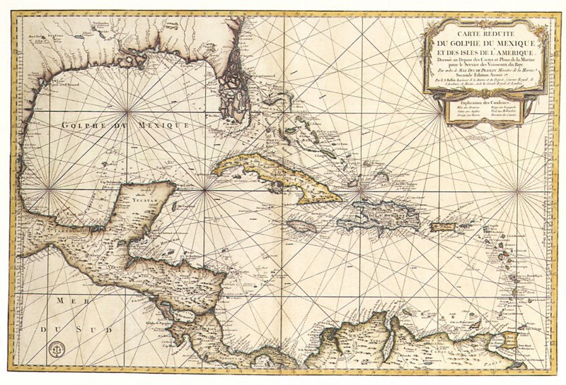 Carte reduite du Golphe de Mexique et des isles.