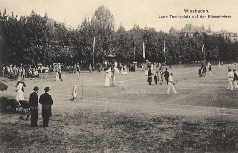 A Lawn Tennis Club at Wiesbaden.