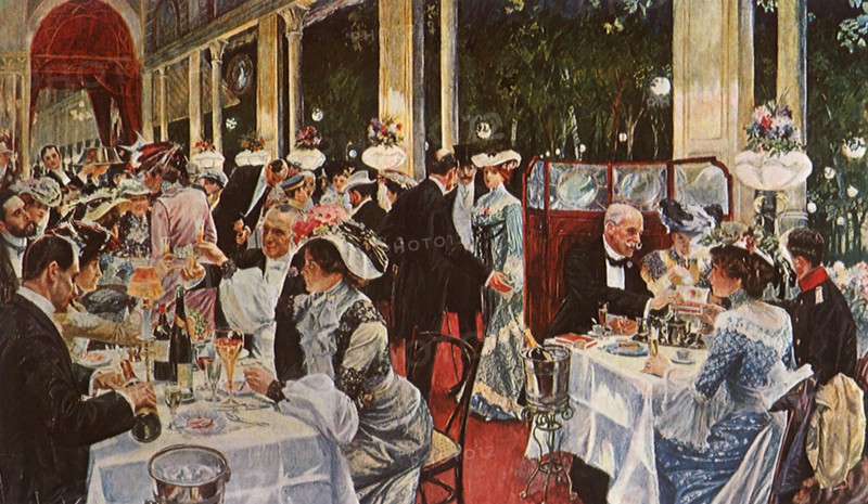 Restaurant at the Berlin Zoological Garden.