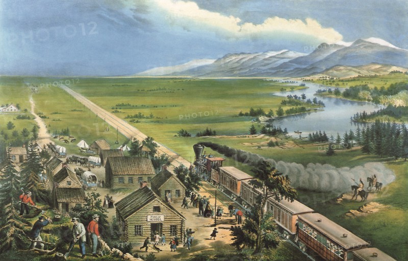 Across the Continent / Westward the Course of Empire.