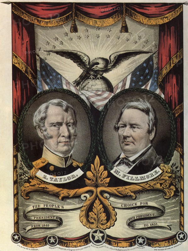Grand, National, Whig Banner / Press Onward.