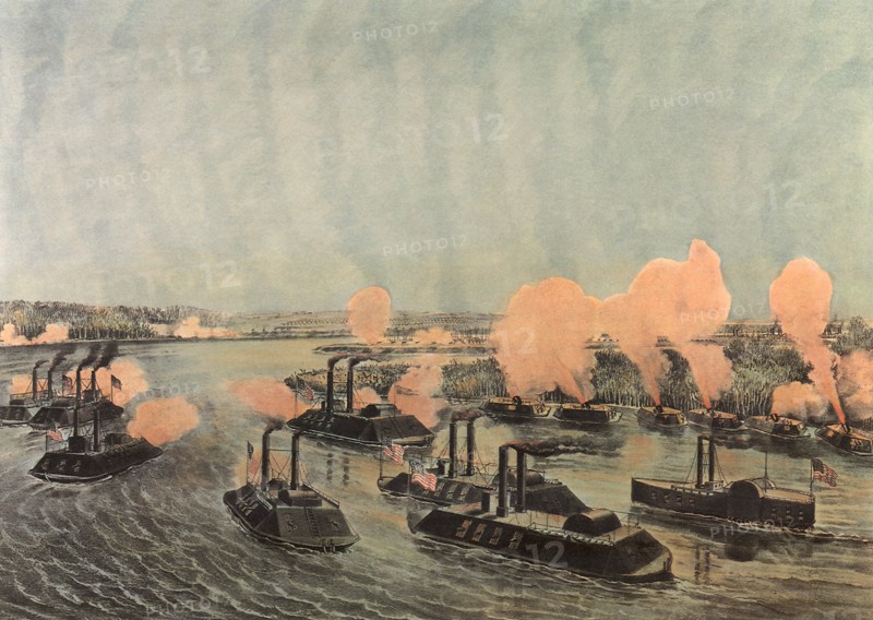 Bombardment and Capture of Island 'Number Ten'.