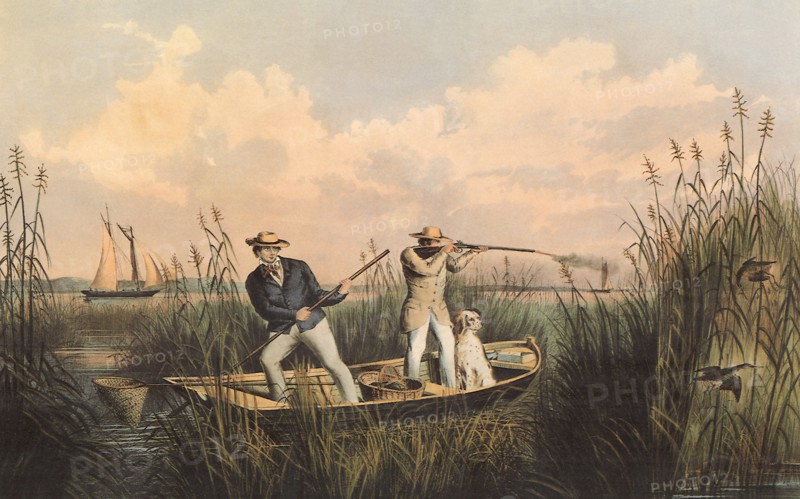 Rail Shooting on the Delaware.